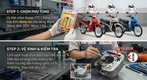 sử dụng xupap VTC để đạt hiệu suất cao.