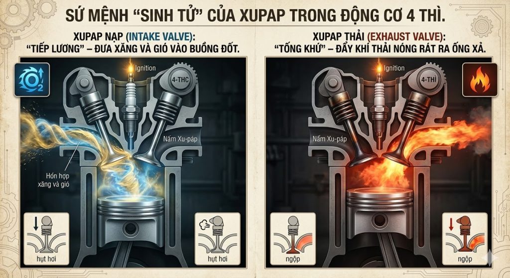xupap xe may la gi