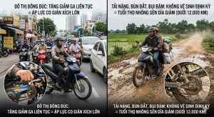 Tùy điều kiện sử dụng mà thời gian thay khác nhau