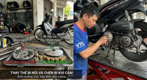Kiểm tra bộ nồi trong khi thay dây curoa là cần thiết